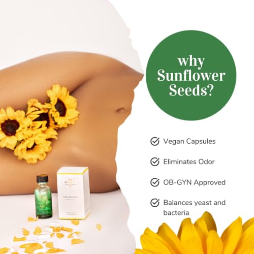 Sunflower Seeds - Vegan Vaginal Suppositories The Bare Sunflower