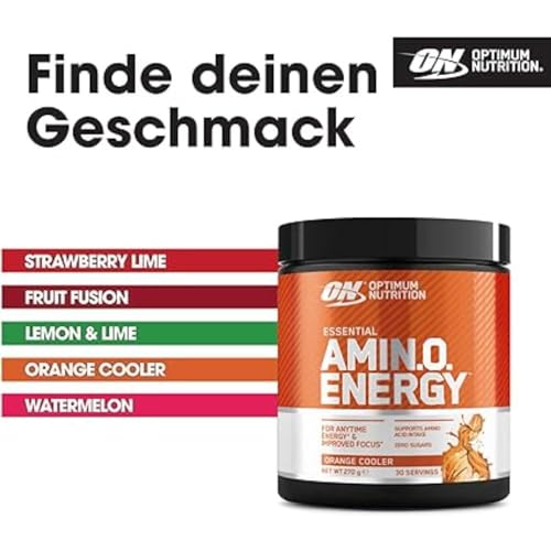 Optimum Nutrition Amino Energy - Pre Workout with Green Tea, BCAA, Amino Acids Optimum Nutrition