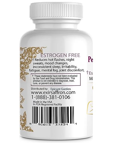 Exir Perimenopuase and Menopause Support Supplement for Women Relief, 60 Capsules EXIR