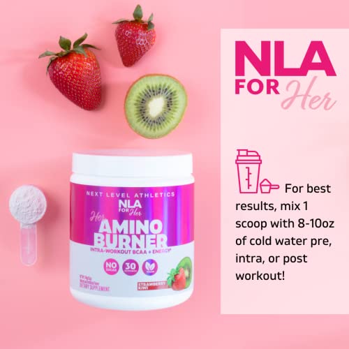 Her Thermogenic Amino Women's Pre Post & Intra Workout Booster (Strawberry Kiwi,30 Servings) NLA for Her