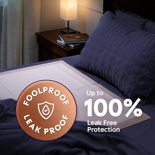 XXL Bed Pads, 5-Layer Disposable 30 x 36 Chucks Pee Pads for Incontinen