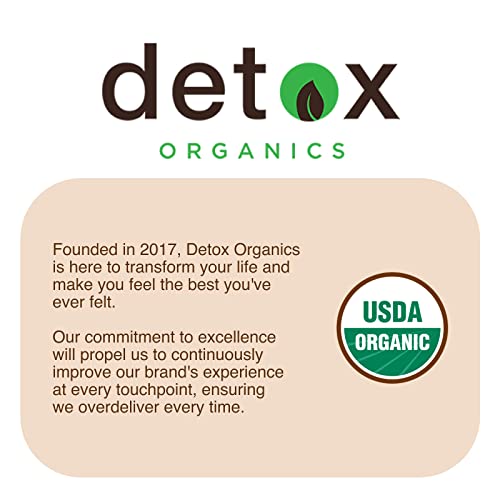 Detox Organics Chocolate Superfood Powder, Detox Cleanse for your Body, Bloating Relief