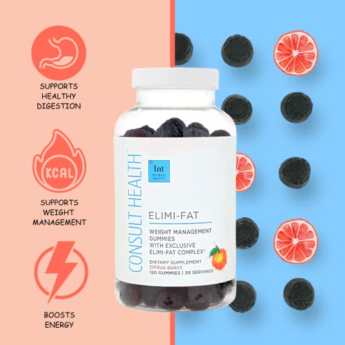 Consult Health ELIMI-Fat Weight Management Gummies – Dietary Supplement – Citrus Burs Consult Health