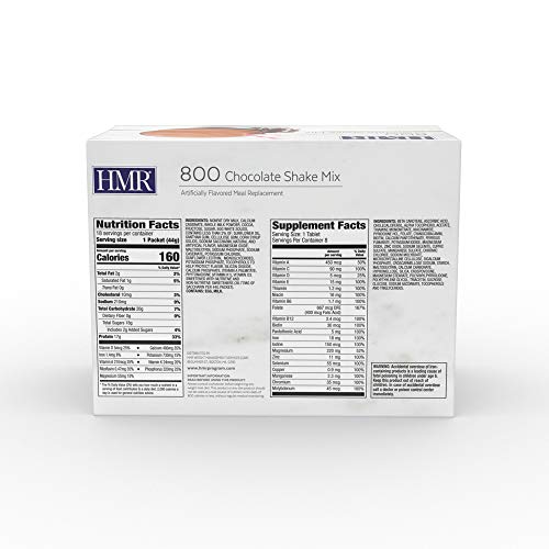 HMR "Classic" 800 Shake Meal Replacement Mix | Chocolate Shake Powder to Support Healthy