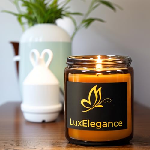 LuxElegance Sales Clearance: Bath and Body Works Aromatherapy Candles, Long Burn Soy Wax Candles LUXELEGANCE