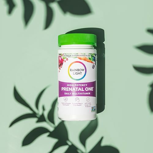 Rainbow Light Prenatal One High Potency Daily Multivitamin with Folate, Ginger and Probiotics Rainbow Light
