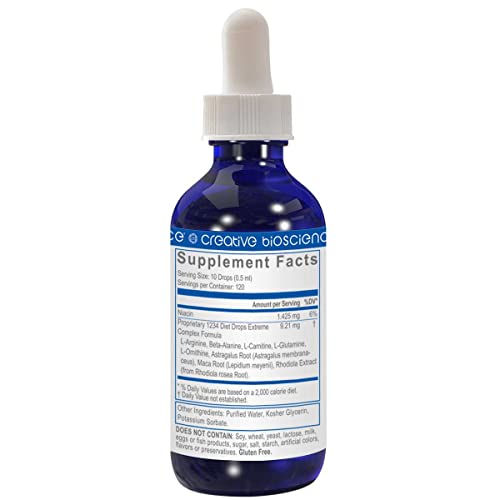 Creative Bioscience 1234 Diet Drops Extreme, 2 Fl Oz (4 Pack) Creative Bioscience