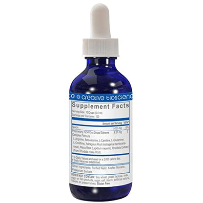 Creative Bioscience 1234 Diet Drops Extreme, 2 Fl Oz (4 Pack)