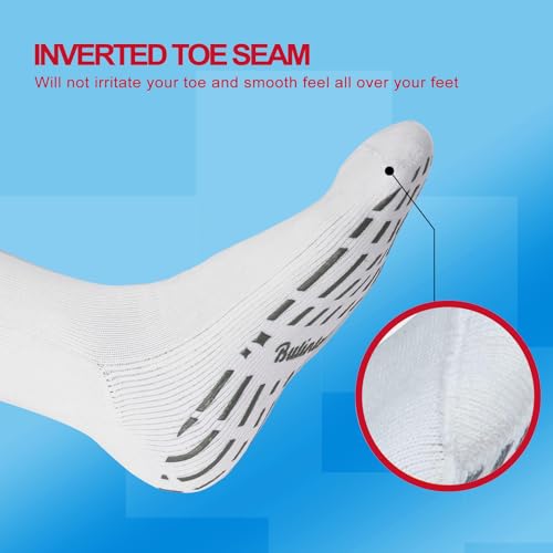Bulinlulu Extra Width Diabetic Socks Women Men-4 Pairs Super Wide Edema Bulinlulu