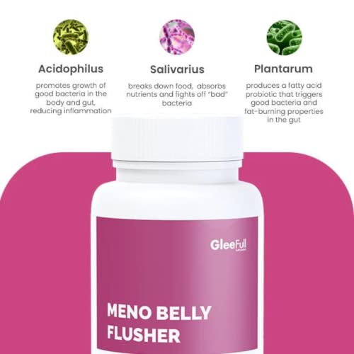 GleeFull Meno Belly Flusher - Menopause Supplements for Women - Hormone Balance GLEEFULL SUPPS
