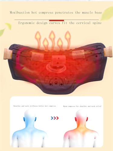 LANYANZI Purple moxibustion Pillow Cervical Vertebra Pillow moxibustion Waist moxibustion Box