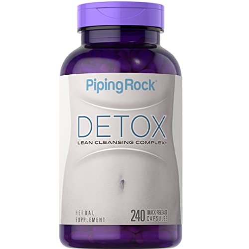 Piping Rock Detox Cleanse Capsules | 240 Pills | Herbal Complex | Lean Formula 