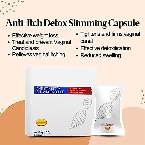 FemiPure Anti-Itch Detox Slimming Capsule Suppository,AnnieCare Instant Anti-Itch Detox