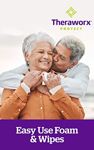 Theraworx Protect U-Pak 60-Ct Wipes & Hygiene Foam 3.4 oz for Urinary Health (Pack of 1) THERAWORX PROTECT