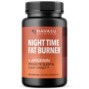 HAVASU NUTRITION Night Time Fat Burner Pills with Apigenin | 50mg | 60 Count