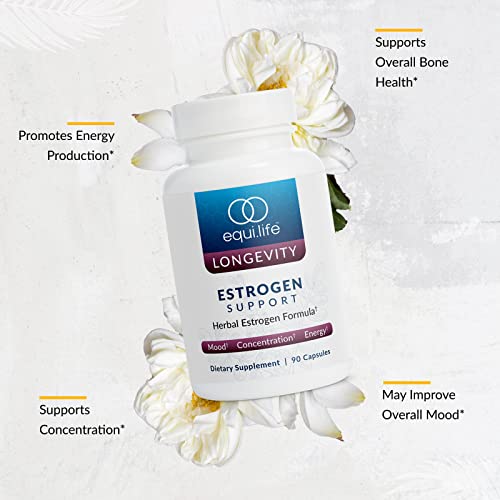 Equilife - Estrogen Support, Herbal Hormone Supplement, Helps Promote Natural Energy, Improved Mood Equilife