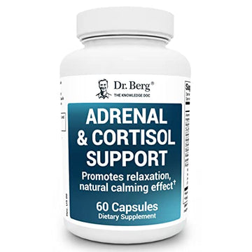 Dr. Berg Adrenal & Cortisol Capsules - Adrenal Supplement & Cortisol Manager - Mood