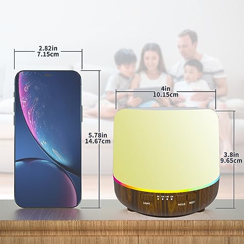 Scent Essential Oil Diffuser 2 Pack Max 200 ML Ultrasonic Cool Mist Humidifiers and Aromatherapy Otheya
