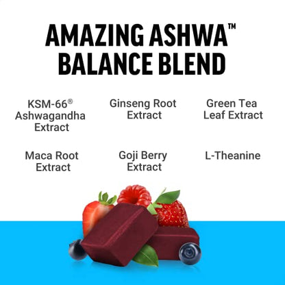 Force Factor Amazing Ashwa for Stress Relief, Memory, Focus, and Immune Support Health