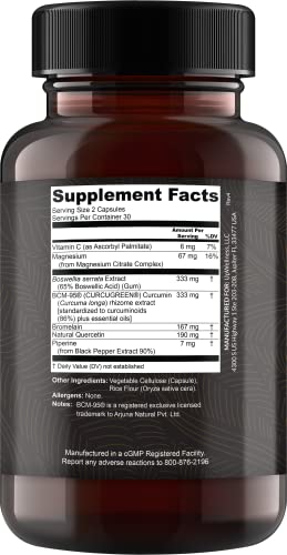 UpWellness Golden Revive + Joint Support with Quercetin, Magnesium, and Turmeric UpWellness Nutrient-Rich Living