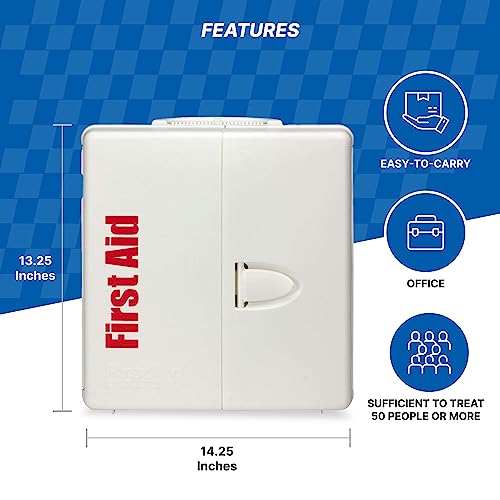 First Aid Only 1000-FAE-0103 50-Person SmartCompliance OSHA First Aid Kit