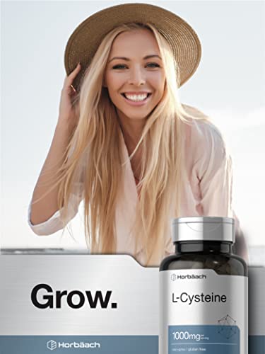 L-Cysteine 1000mg | 100 Powder Capsules | Non-GMO, Gluten Free Supplement