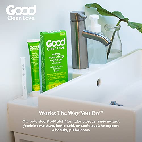 Good Clean Love Restore Moisturizing Vaginal Gel, pH-Balanced, Water-Based with Aloe Vera & Lactic Acid Good Clean Love