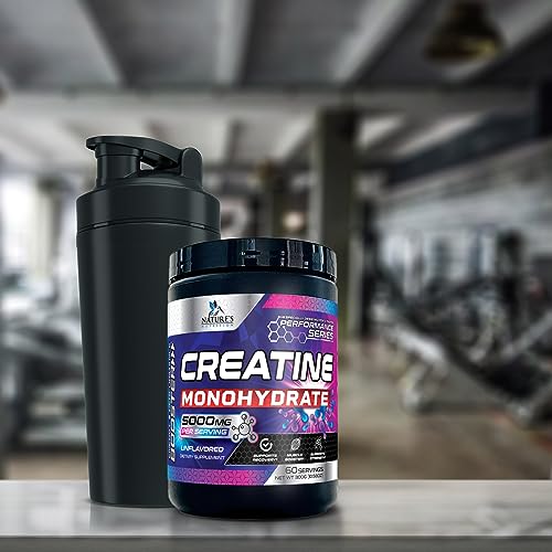 Micronized Creatine Monohydrate Powder - 100% Pure Unflavored Creatine Powder Nature's Nutrition