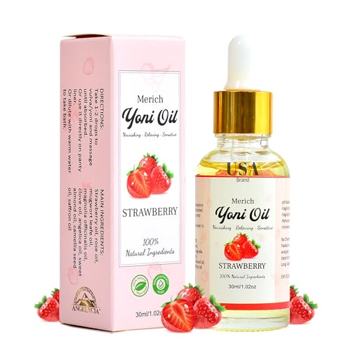 MERICH Natural Yoni Oil | Feminine Yoni Detox Oil | Naturally Scented Vaginal Oil | Restores pH Balance