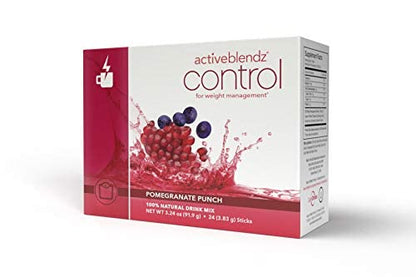 Javita ActiveBlendz Control Fruit Powder Drink Instant Beverage Made w/Pomegranate
