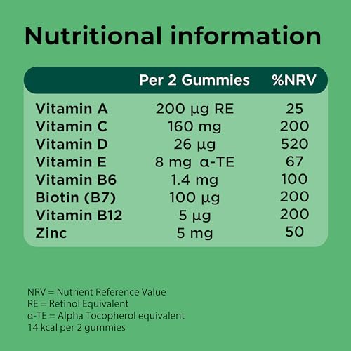 Berocca Immuno Gummy Vitamins, Orange Flavour, Bursting with Immune System 