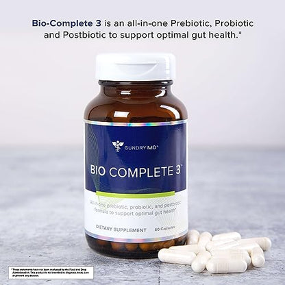 Gundry MD® Bio Complete 3 - Prebiotic, Probiotic, Postbiotic to Support Optimal Gut Health