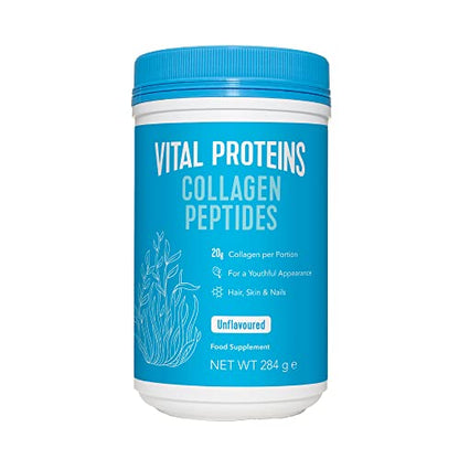 Collagen Supplements, Vital Proteins Hydrolyzed Collagen Peptides Powder (Type I, III) - Unflavored 284g Canister