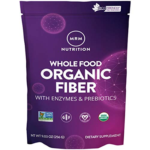 MRM Nutrition Whole Food Organic Fiber | with Enzymes + Prebiotics, 32 Servings
