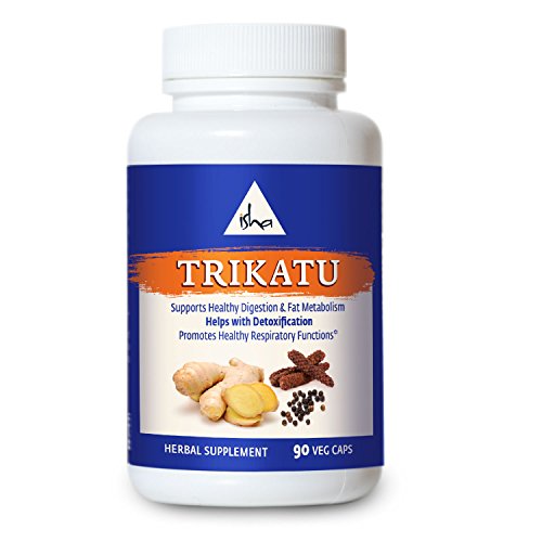 ISHA Organic Trikatu Supplements - Promotes Digestion and Metabolism, Supports Detoxification