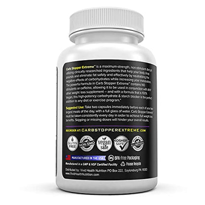 Carb Stopper Extreme: Maximum Strength, Natural Carbohydrate and Starch Neutralizer