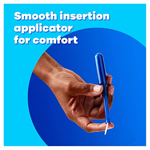 Tampax Pearl Tampons Super Plus Absorbency, with Leakguard Braid, Unscented, 50 Count Tampax