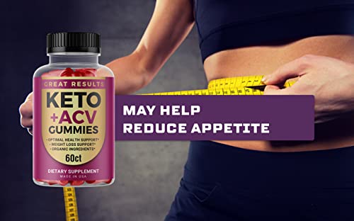 Lomilan Great Results Keto Gummies, Great Results Keto ACV Gummies, 180 Count Lomilan