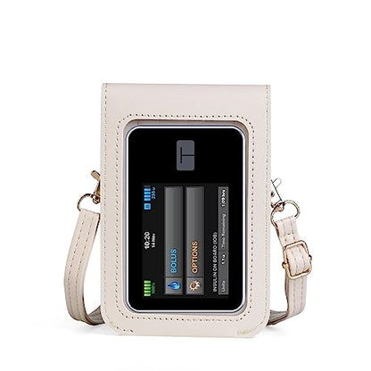 Carry pouch with a transparent window and pocket for Tandem Diabetes Care Insulin Pump