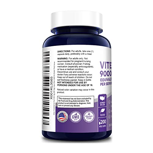 NusaPure Vitex Chasteberry Fruit 20:1 Extract 9,000 mg -200 Veggie Caps 200 Days Supply NusaPure