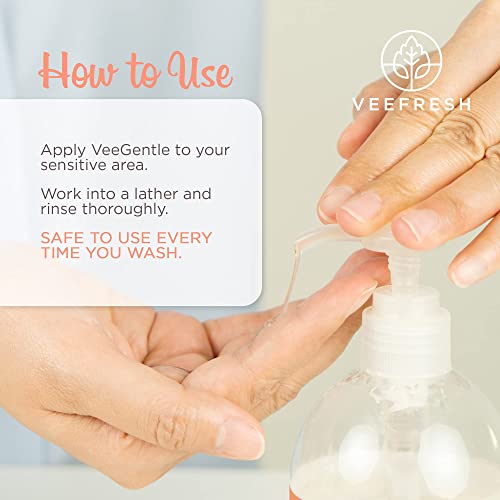 VeeFresh - VeeGentle Feminine Wash pH Balance for Women Wash with Apple Cider Vinegar VeeFresh