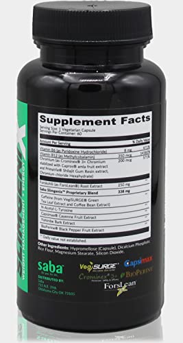 Saba SlimGenix -Energy, Weight Management, Appetite Control, Focus, Fat Burner Saba