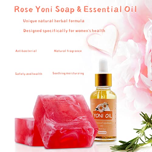 Yoni Soap Bar Yoni Oil Set Of 3, Vaginal Wash Eliminates Odor Ph Balance for Women, Feminine Wash tovaginsh