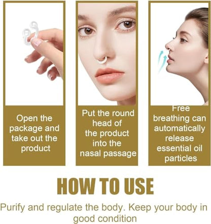Tarcegta Bee Venom Lymphatic Drainage and Slimming Nose Ring, Bee Venom Lymphatic Drainage