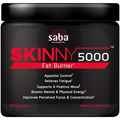 Saba Skinny 5000 -Fat Loss -Weight Loss-Appetite Control -Mild Jitter-Free Energy- Focus