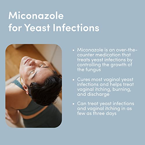 Hers Miconazole 3 Day Yeast Infection Treatment - Treats Vaginal Itching, Burning, Discharge HIMS & HERS