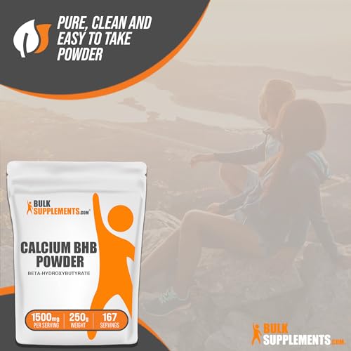 BulkSupplements.com Calcium BHB Powder - Beta-HydroxyButyrate Powder, BHB Supplement BULKSUPPLEMENTS.COM