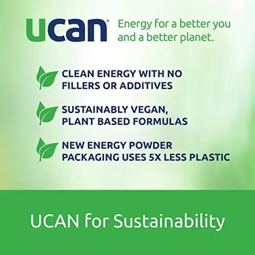 UCAN Energy Powder, Cran-Raz, Keto, Sugar-Free Pre & Post Workout for Men & Women UCAN