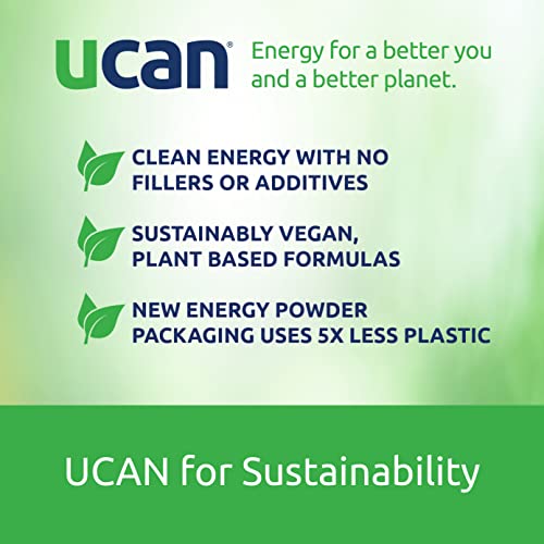 UCAN Energy Powder, Cran-Raz, Keto, Sugar-Free Pre & Post Workout for Men & Women