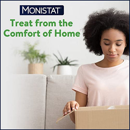 Monistat 3 Day Yeast Infection Treatment for Women, 3 Miconazole Pre-Filled Cream Applicators & External